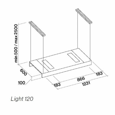 Falmec Light Inselhaube 