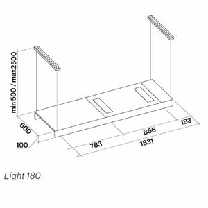 Falmec Light Inselhaube 
