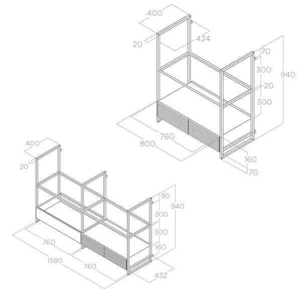 Wandhaube Elica Open Suite 