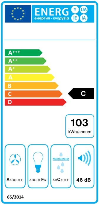 Falmec Inselhaube Zenith NRS mit Glaspaneel