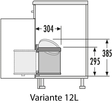 Hailo AS Mono 12 Liter + 15 Liter 