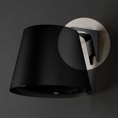 Elica Wandmontage-Set Schwarz Wave + Easy