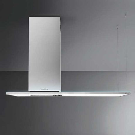 Falmec Inselhaube Zenith NRS mit Glaspaneel