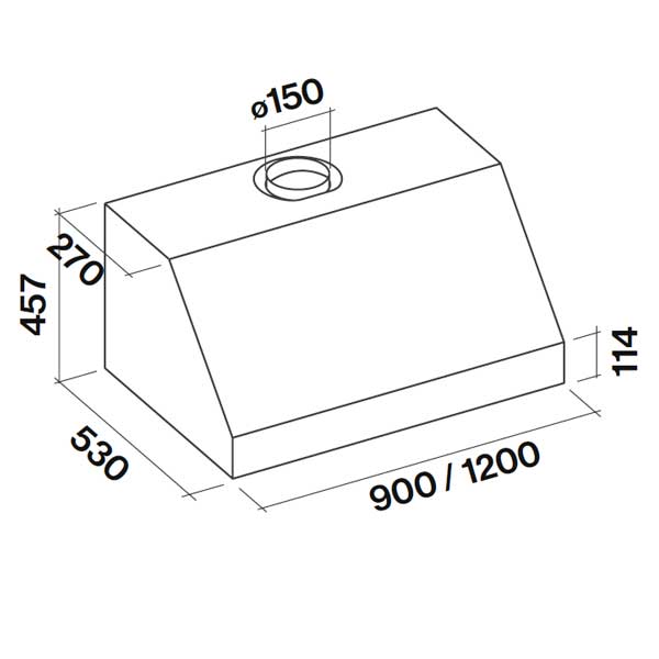 Falmec Zeus Pro Wandhaube 