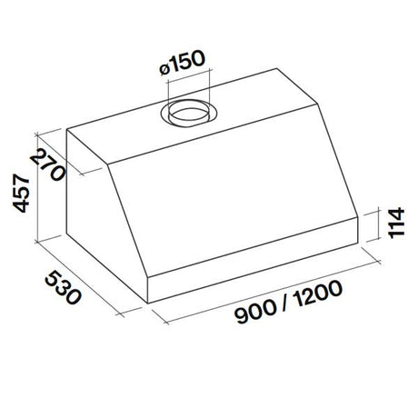 Falmec Zeus Pro Wandhaube 