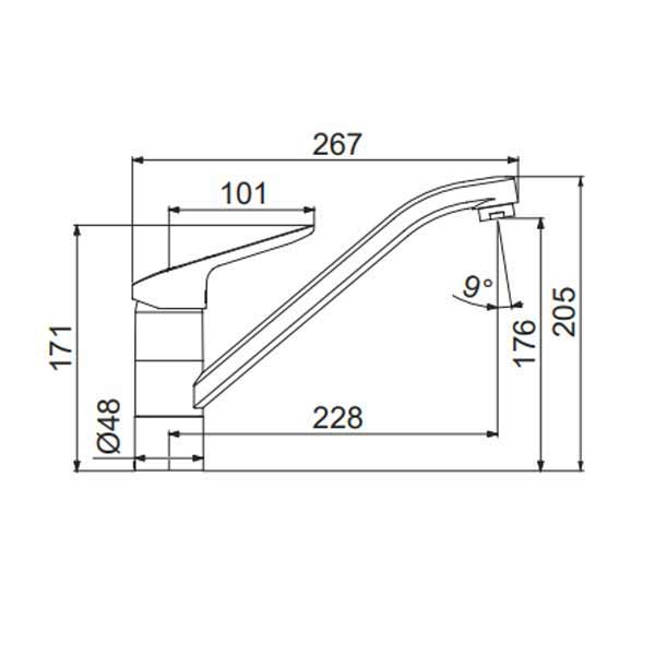Ideal Standard CeraFlex Unterfenster Armatur
