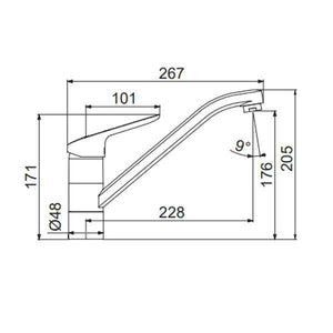 Ideal Standard CeraFlex Unterfenster Armatur