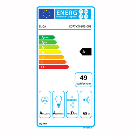 Elica Elle-S Weißes/Schwarzes Glas