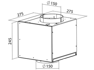Falmec Würfelmotor 950 m3/h