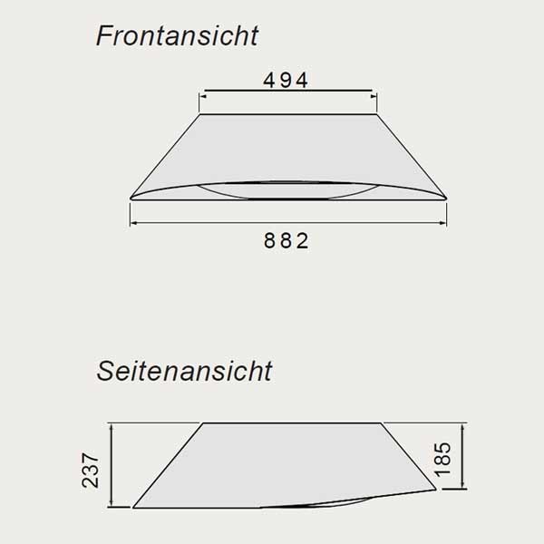 Falmec Vogue Inselhaube