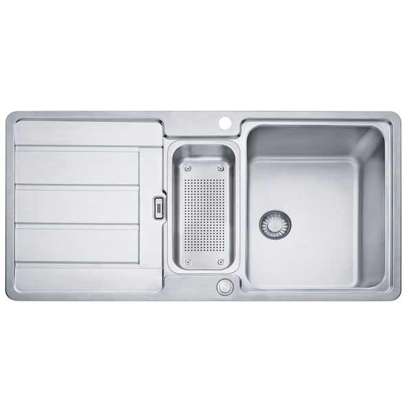 Franke Hydros HDX 254-97 Spüle mit Druckknopfbetätigung