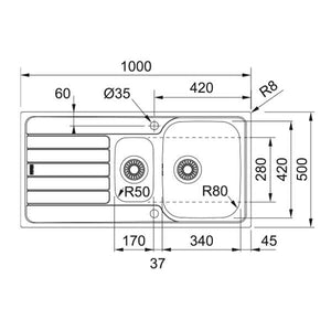 Franke Spark SKX 651-100