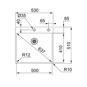 Franke Box BXX 210-50 A Spüle