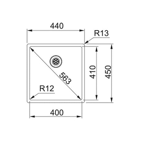 Franke Box BXX 210/110-40 Spüle