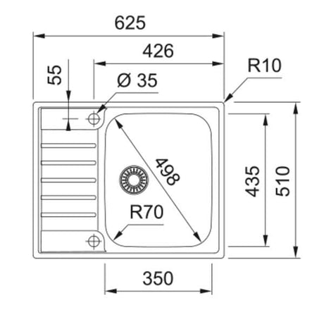 Franke Argos AGX 211-62 Spüle