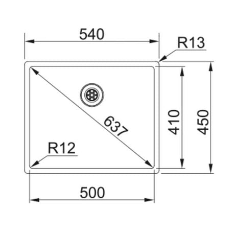 Franke Box BXX 210/110-50 Spüle