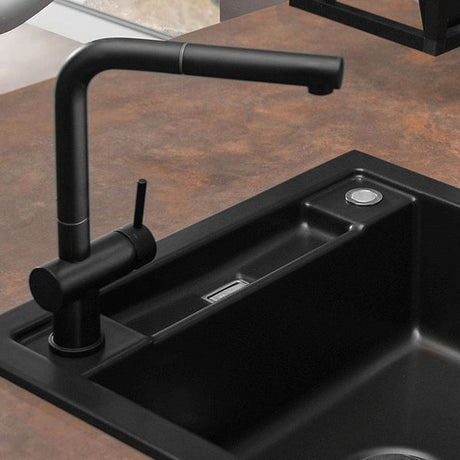 Systemceram Sila mit herausziehbarem Auslauf