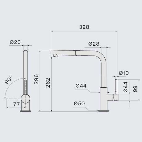 Falmec Armatur Easy Corner