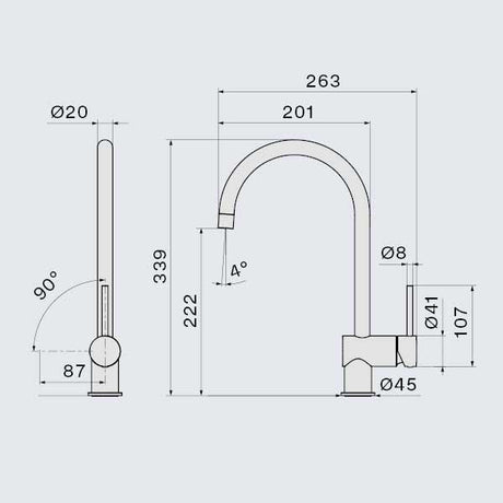 Falmec Armatur Easy Round