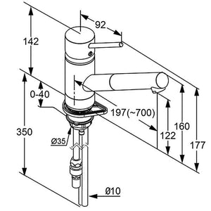 Kludi Scope SB mit Schlauchbrause