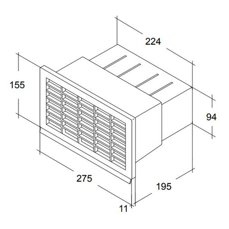 Hochleistungs-Mauerkasten 150 Classic 