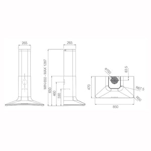 Wandhaube Elica Sweet 