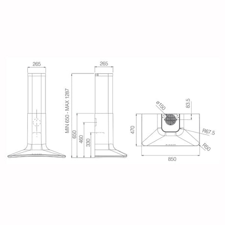 Wandhaube Elica Sweet 